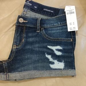 Hollister low rise short shorts NWT